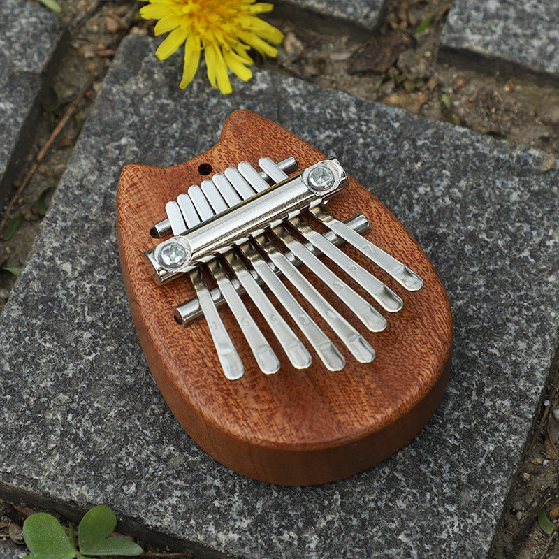 Relieve Stress 8 Keys Mini Kalimba Portable Finger Piano Wood