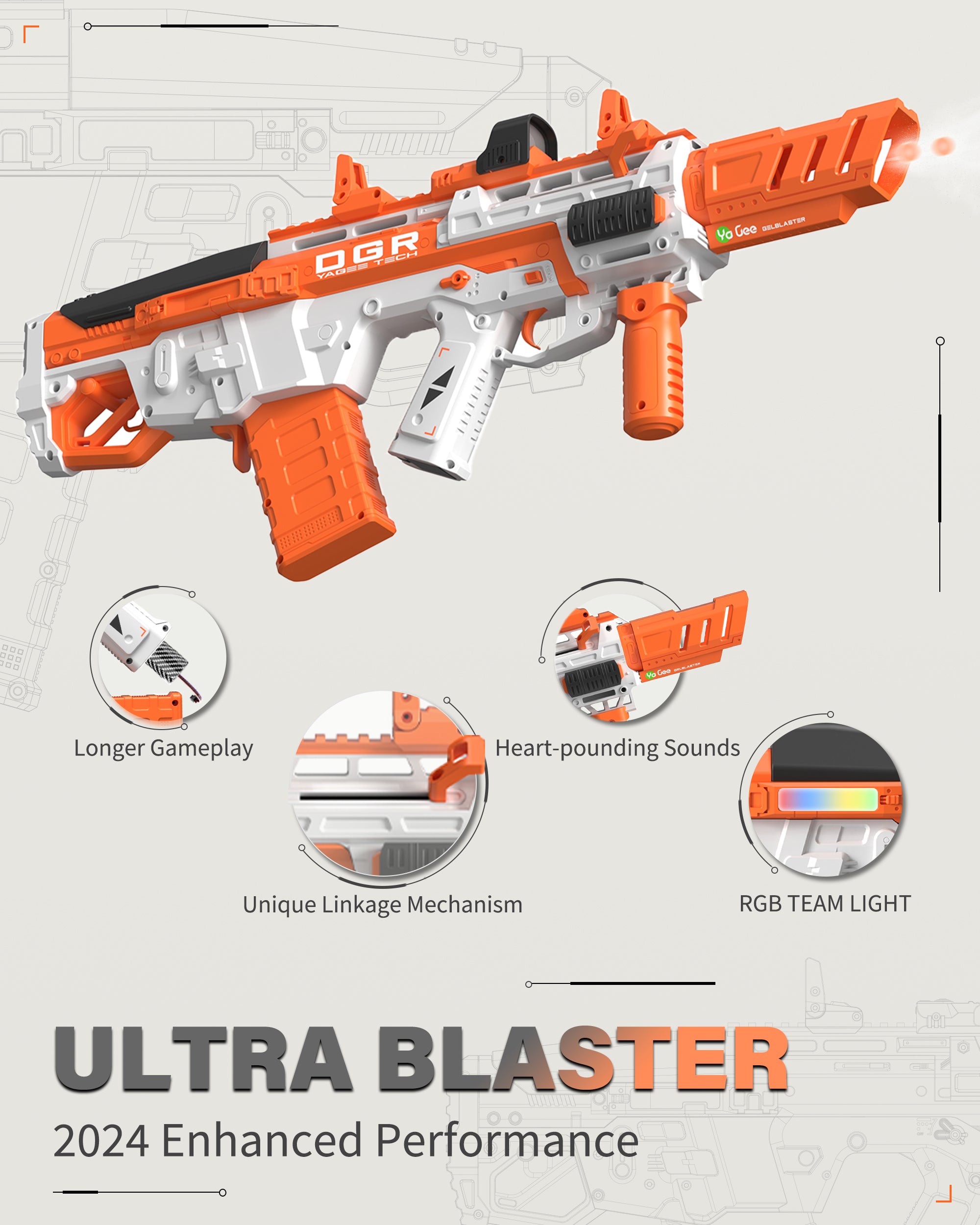 YaGee DGR:B09 Splatter Gel Blaster