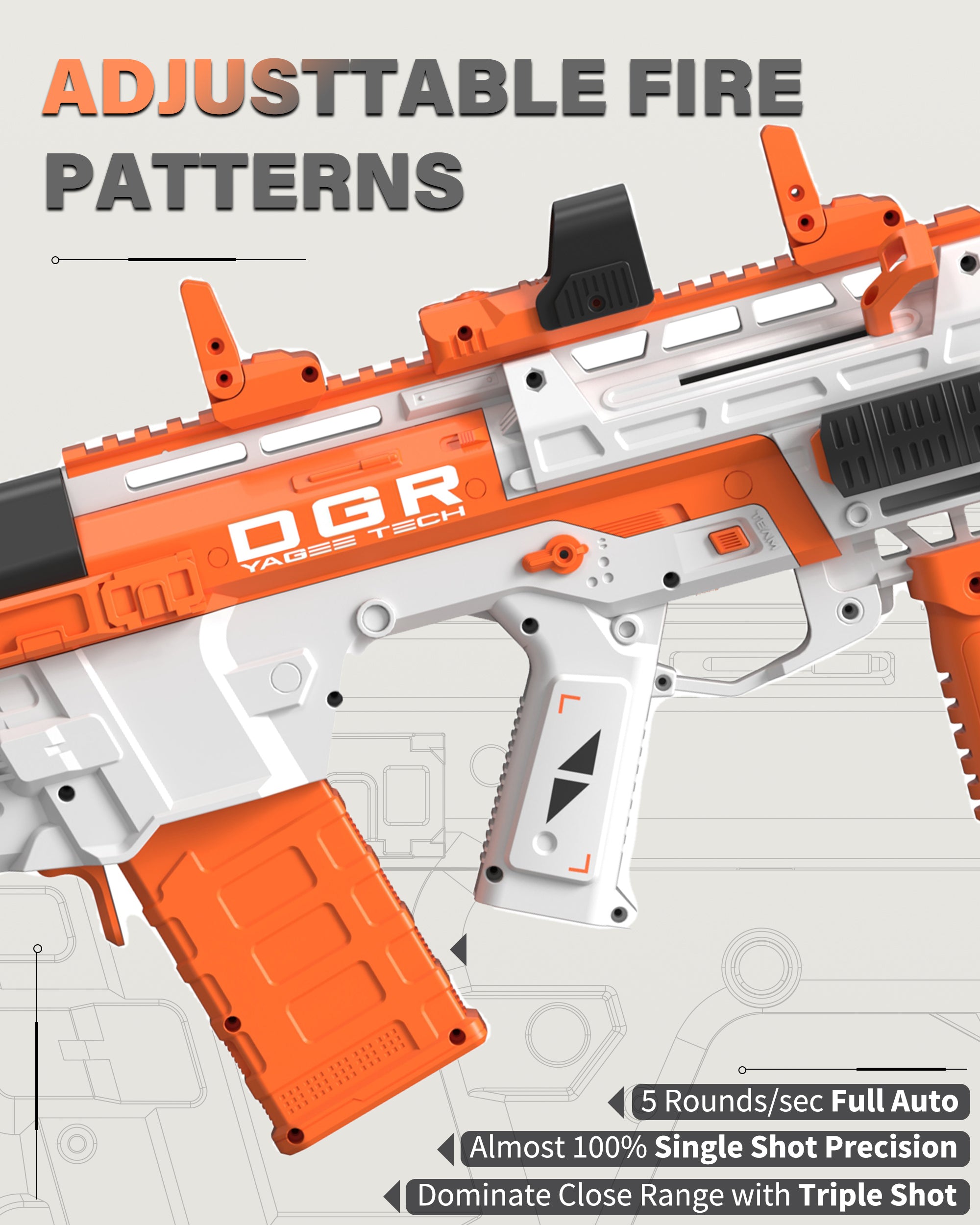 YaGee DGR:B09 Splatter Gel Blaster