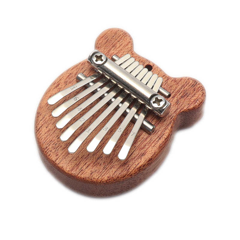 Relieve Stress 8 Keys Mini Kalimba Portable Finger Piano Wood