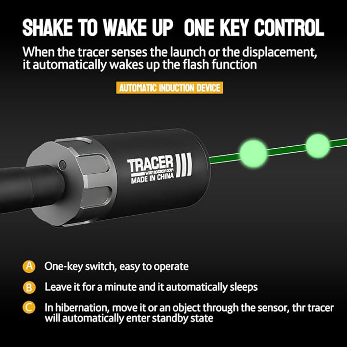 SPITFIRE TRACER III - Muzzle Flash and Tracer Unit for Airsoft and Gel Blaster with 14mm CCW Threaded Interface