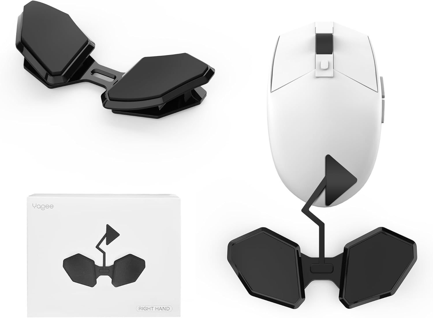 YaGee Mouse Wrist Rest, Ergonomic Right-Handed Support for Gaming, Office, Coding