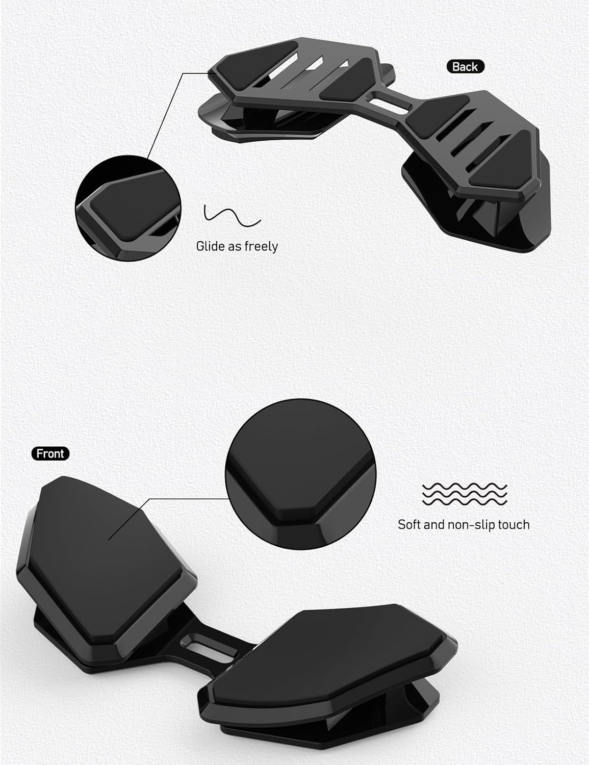 YaGee Mouse Wrist Rest, Ergonomic Right-Handed Support for Gaming, Office, Coding