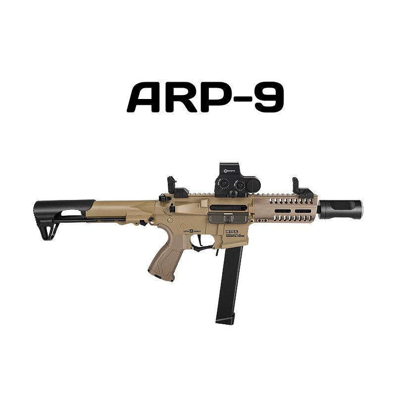 Nylon ARP9 Gel Blaster High Rate With 7 Colors of Lighted Silencer